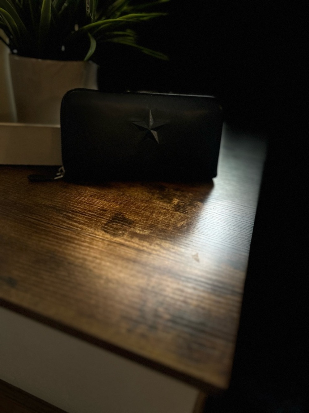 Givenchy Black Embossed Star Leather Long Zip Around Wallet — NWT - Picture 15 of 16